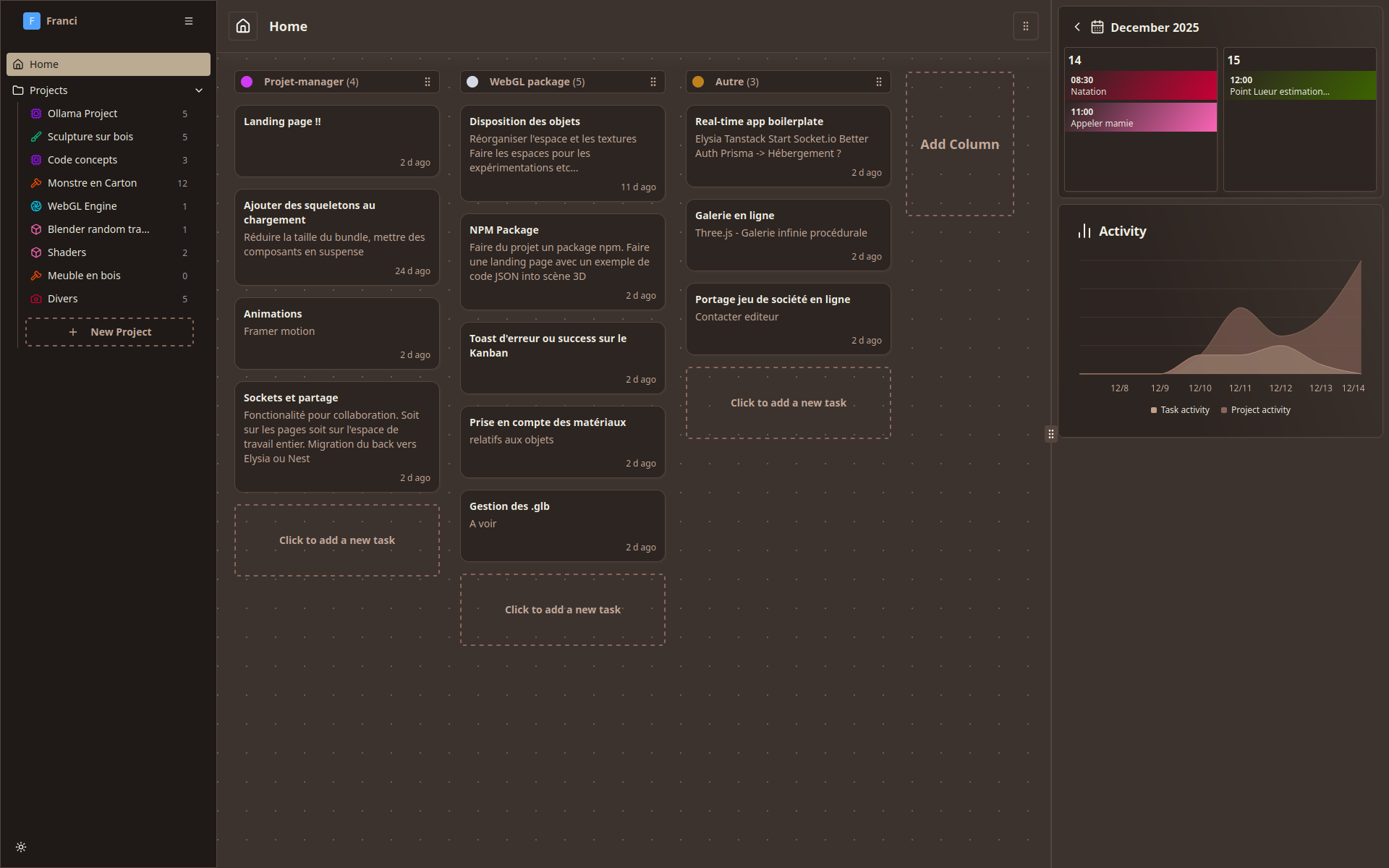 Project Manager Screenshot 2